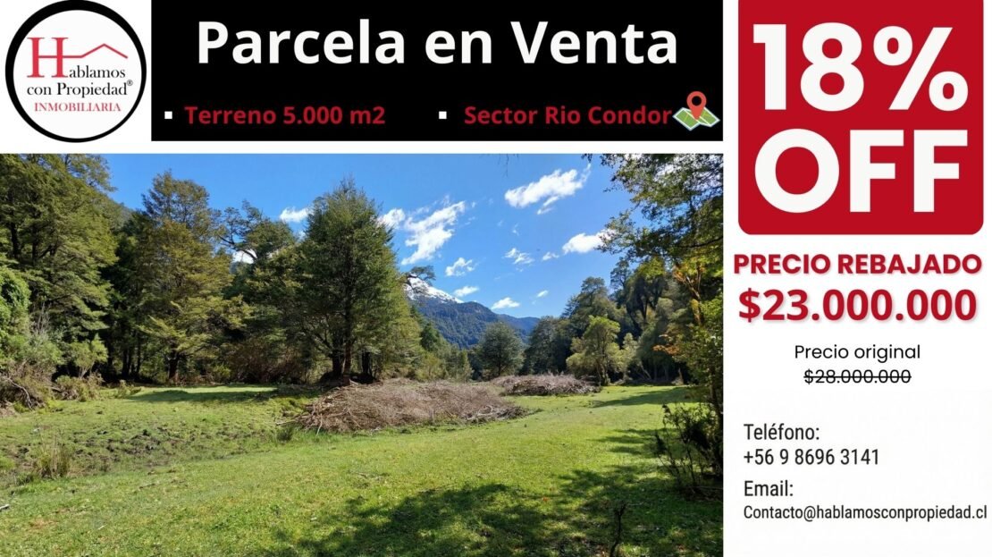 parcela con rio aysen