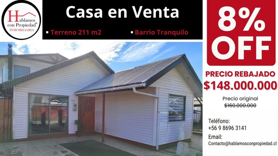 casa en venta aysen