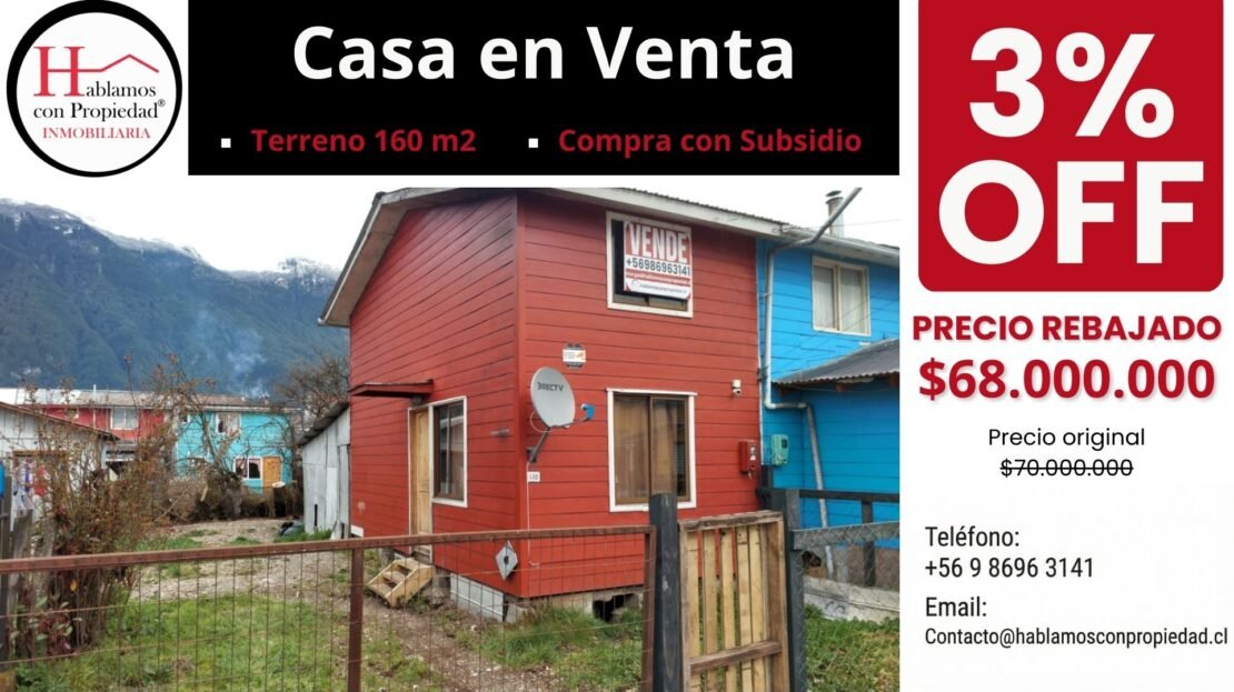 casa con subsidio en aysen