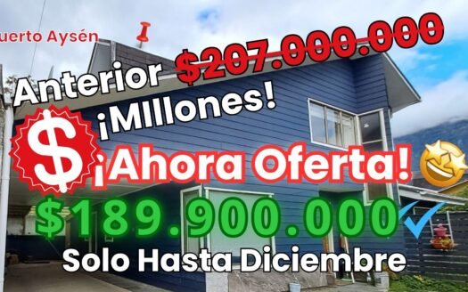casa oferta en aysen
